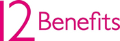 12 benefits logo